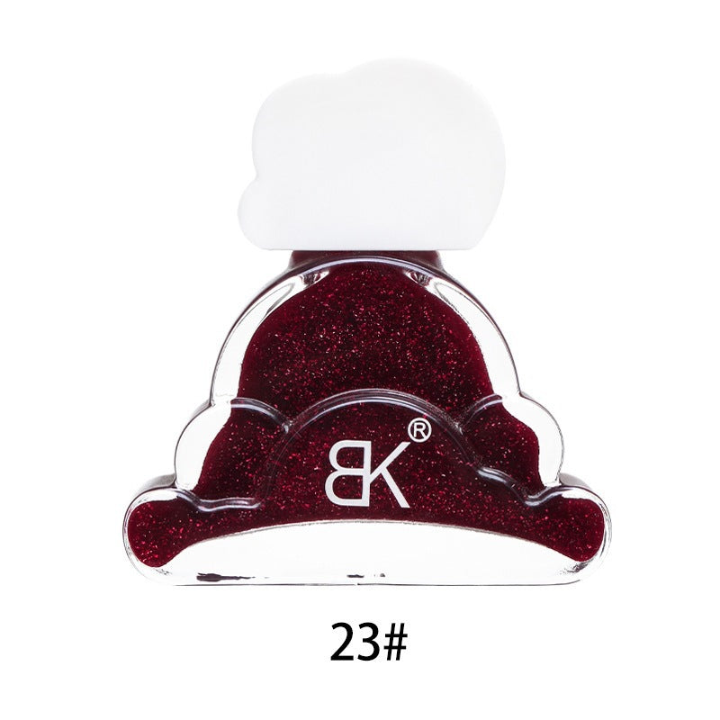 New oil-based nail polish, no baking required, non-peelable, quick-drying, solid color red, non-peelable, whitening summer nail polish