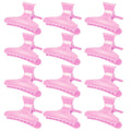 Amazon 12-piece butterfly clip non-slip styling claw hair clips for women and girls (multi-color) - hair styling tool for flyaways