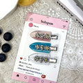 New arrivalk-style small flower metal edge clip seamless acetate duckbill clip bangs clip cute hair accessories hairpin hair root