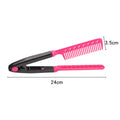Straightening and styling comb two-in-one 90% off stacked comb hairdressing salon hair salon tools dense tooth comb wholesale