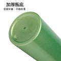 Flat shoulder lotion dispensing bottle, high-end cleaning and care bottle plastic 680ml round bottle, shampoo and shower gel press bottle