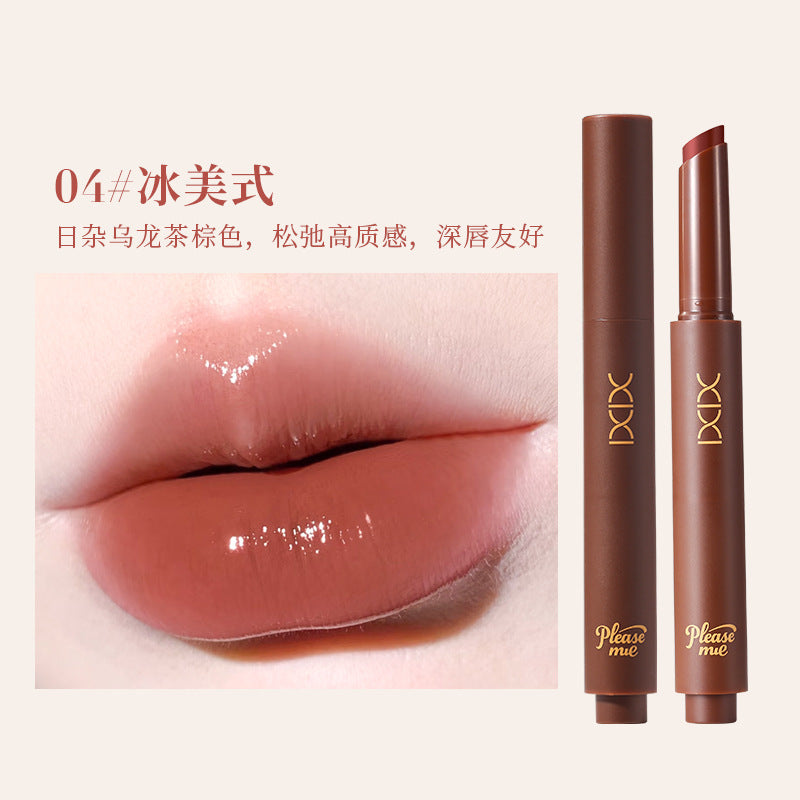 Makeup xixi winter collection light honey water gloss lipstick mirror pure desire pseudo-no makeup moisturizing low saturation whitening solid lip gloss