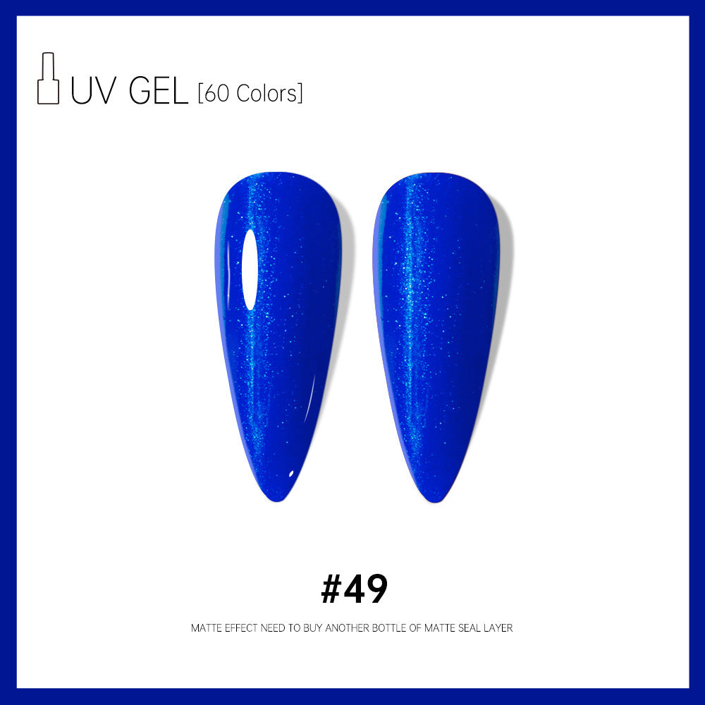 Risyal cross-border exclusive: 60 colors of 15ml gel nail polish - includes basic gel, cat eye gel, and more