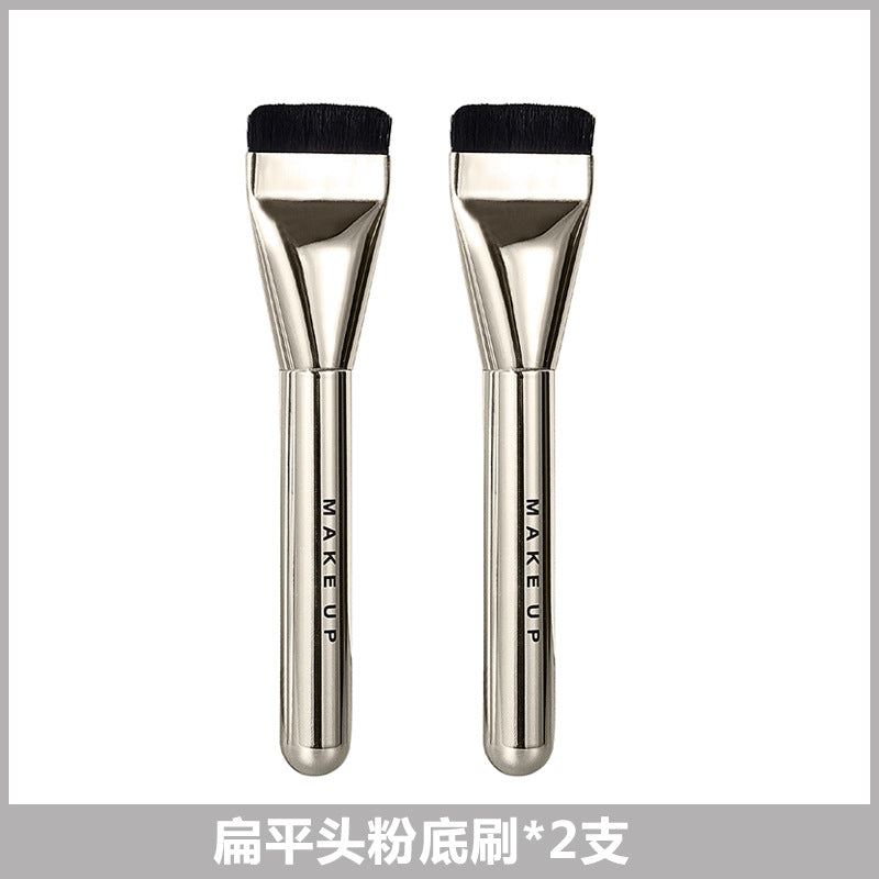 Jonbos foundation brush - flat angled brush, seamless finish, makeup artist grade, perfect for applying foundation