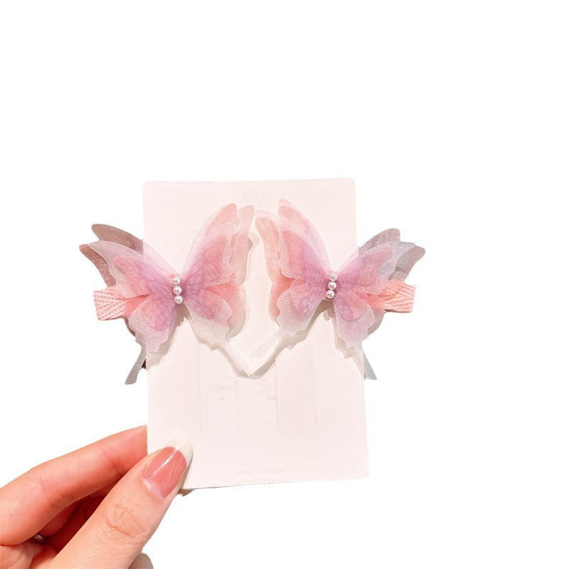 New butterfly hair clips - cute hair accessories for girls and babies - hairpins for little girls - bangs and side hair clips