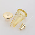 Ready-to-ship cosmetic glass bottle set packaging, including 120ml lotion and serum decanting bottles, and 50g skincare cream empty jars