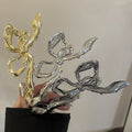 Simple bow hair clip for women's back of head 2024 new style hair volume large shark clip headwear