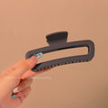 Extra large hair clip, large hair clip, back of head, hair clip, thick hair, square frosted shark clip, headwear