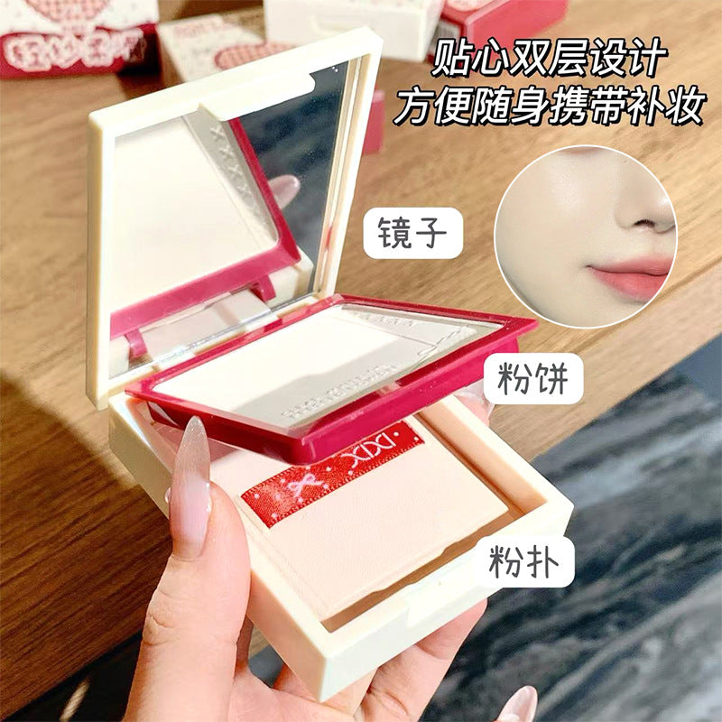 Makeup xixi gauze smooth and light powder concealer long-lasting oil control setting makeup waterproof anti-sweat non-stick powder