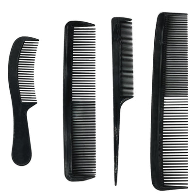 comb four-piece set, pointed tail hair comb, plastic comb, hairdressing supplies, hair salon special styling comb combs