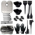 Amazon bestseller: 22-piece pvc hair dye kit - diy hair coloring bowl/brush/ear covers/gloves/hair dye comb