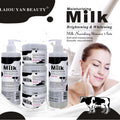 milk skin care kit soothing and repairing cleansing balm essence massage balm hydrating beauty salon factory direct sales
