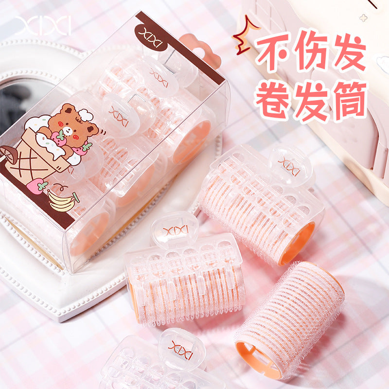 Xixi magic hair curler 3 pack high skull handy gadget student no iron no hair damage air bangs clip curling barrel