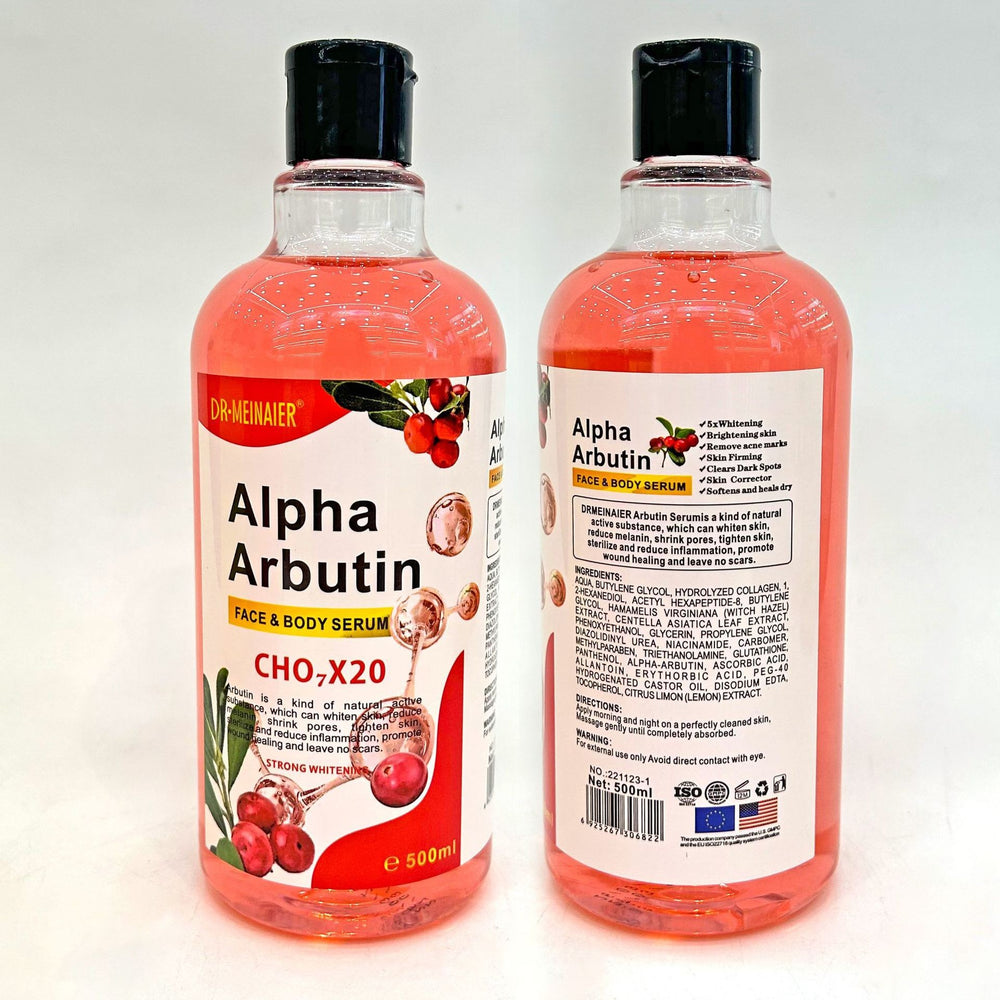 arbutin hydrating, moisturizing and brightening essence original solution repairs and moisturizes the whole body 500ml foreign trade wholesale