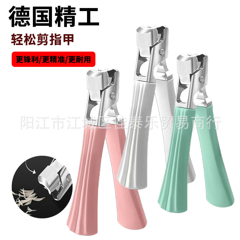 New nail clippers for thick and hard toenails - anti-splash design, large size, stainless steel, home use