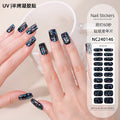 Zhengxiang custom gel nail art stickers - glitter, shimmer, uv light curing, semi-cured gel nail stickers - amazon