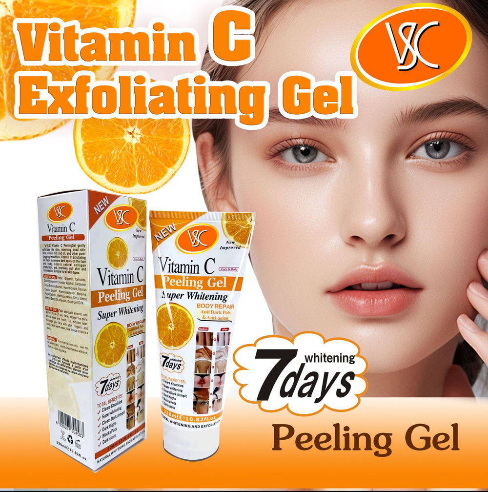 vc exfoliating dead skin gel whole body facial scrub cleansing peeling gel vitamin c peeling gel