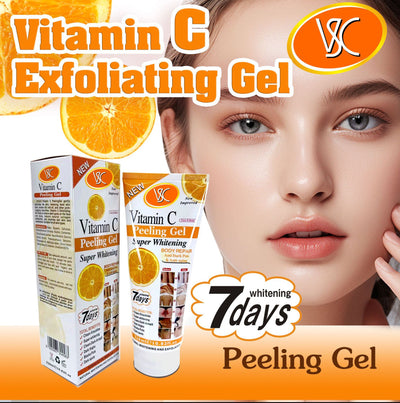 vc exfoliating dead skin gel whole body facial scrub cleansing peeling gel vitamin c peeling gel