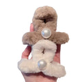 Fall and winter imitation rabbit fur stuffed hair clip for women new arrivalclassy back of head hair clip accessible luxuryeasiest for match headwear hair accessories