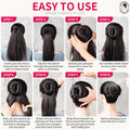 Donut hair curler manufacturer directly supplies styling nylon flower bud head magic self-adhesive ball head hair styling tool