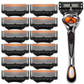 Five-layer razor manual razor adapted to gillette multi-layer stainless steel blade razor suit gillette fengyin
