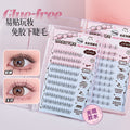 Jonbos four beauties self-adhesive glue-free underwater eyelashes zhaojun diao chan super nature mom born stemless fake eyelashes