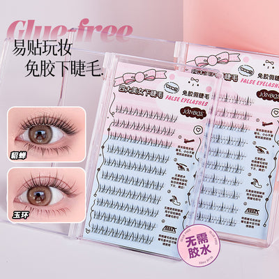Jonbos four beauties self-adhesive glue-free underwater eyelashes zhaojun diao chan super nature mom born stemless fake eyelashes