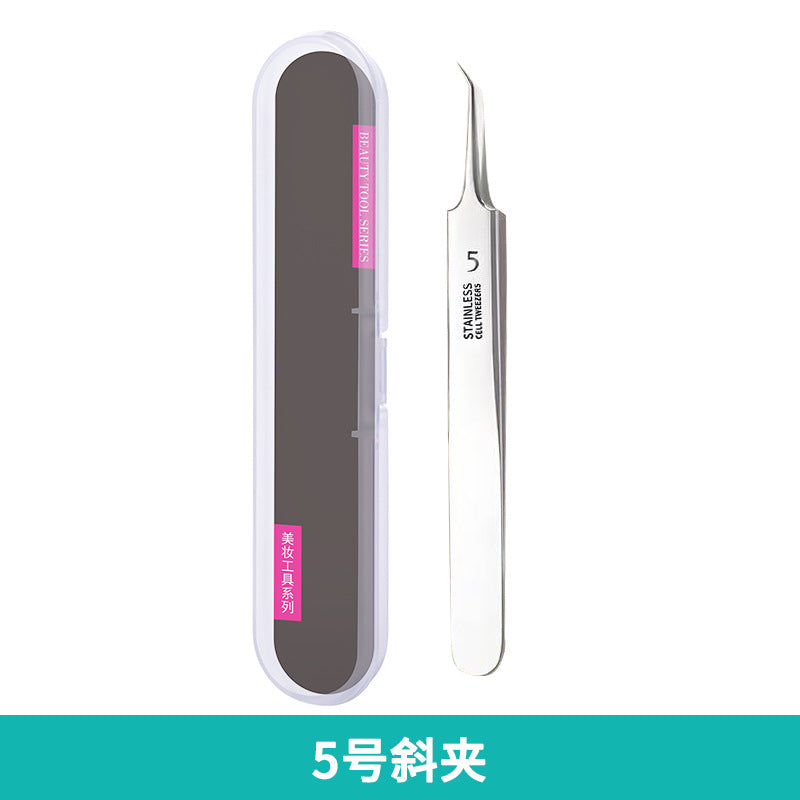 Factory direct stainless steel blackhead remover kit - includes ultra-fine tweezers, blackhead extractor, and acne pimple popping tool