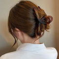 Korean autumn/winter premium hair clips - exquisite claw clips for updos, large size shark clips for thick hair, women's hair accessories