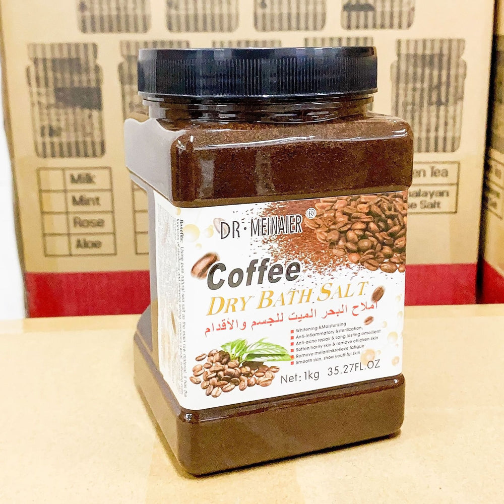 1kg coffee scrub bath salt scrub fragrance body bubble sea salt cleansing cuticle wet salt coffee