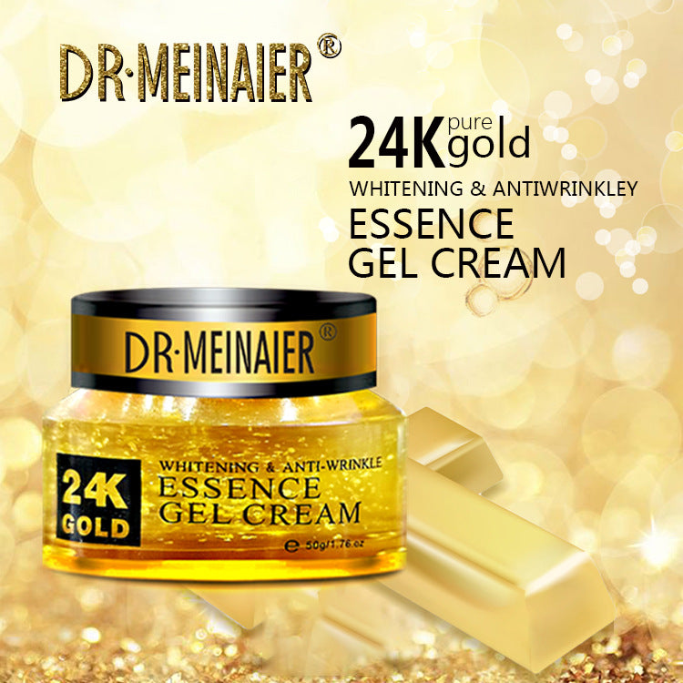 exclusive 24k gold anti-wrinkle cream, moisturizing, repairing, lifting and firming facial essence gel gel