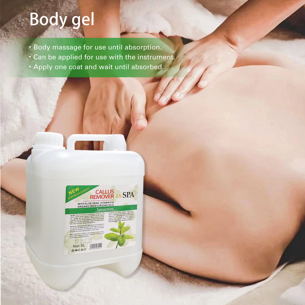 body and foot exfoliating gel, gentle exfoliating gel, softening calluses, peeling, cleansing skin, export