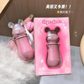 Gege bear cute moisturizing water-gloss lipstick student party pseudo-no makeup waterproof non-stick cup keychain lipstick