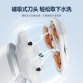 Digital display long-lasting ultra-clean rotary wet & dry electric shaver with triple blade heads