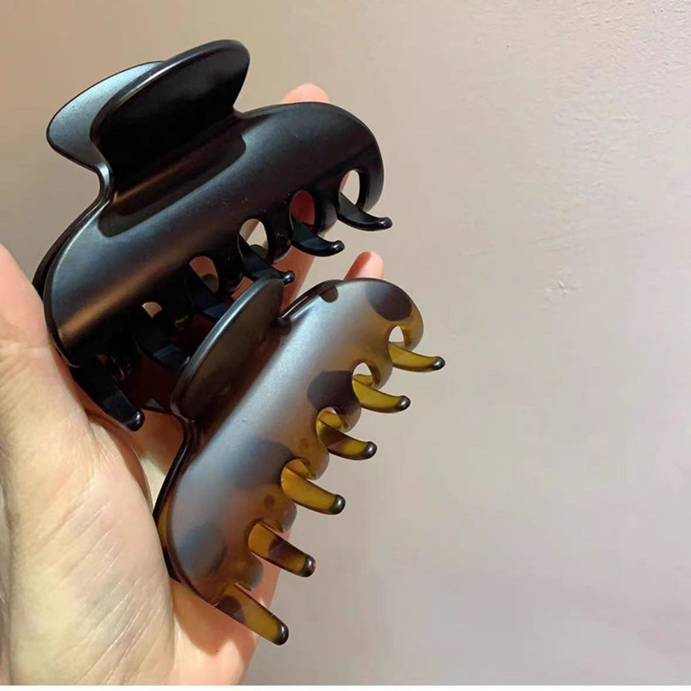 Retro amber comfy basics gripper for women new arrivalclassy hair volume small elegant shark clip hair clip on the back of the head