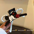 Korean style cute cartoon bow hair clip - large, high-end, versatile hair accessory for women's updos and ponytails
