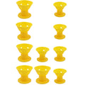 Factory direct mushroom hair curlers - silicone curlers with bell, damage-free sleep magic curls, opp packaging