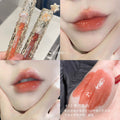 Gege bear gege bear crystal diamond mirror lip glaze moisturizing student party no makeup whitening lipstick