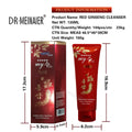 korean red ginseng facial cleanser - deep cleansing, hydrating, brightening, anti-acne, oil balancing - wholesale for export