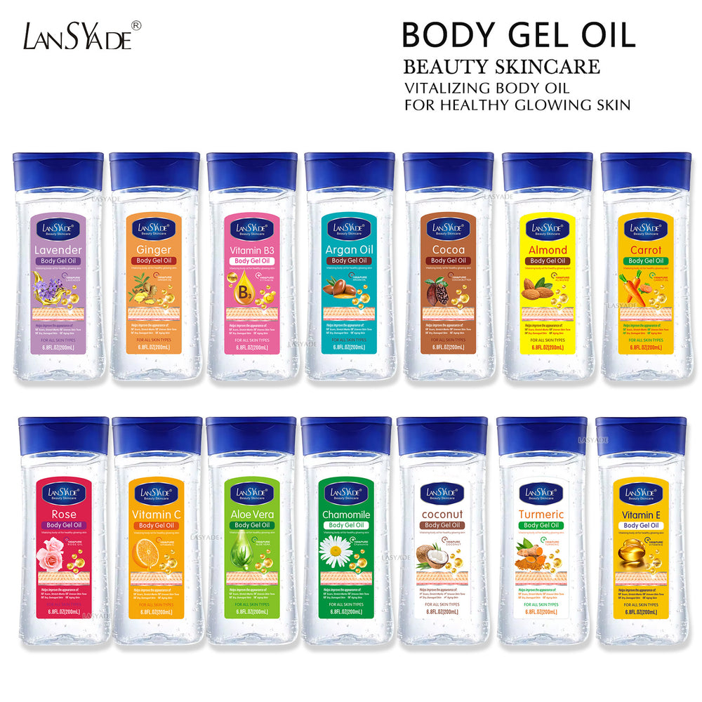 carrot organic gel oil argan oil body gel moisturizing and brightening vitamin c massage oil 200ml