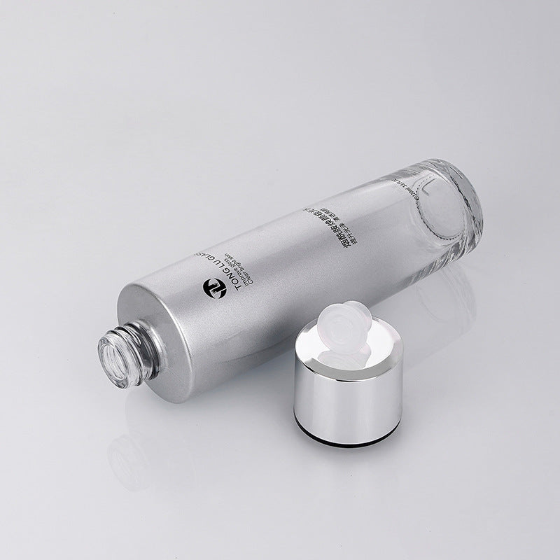 New arrival skin care product packaging glass bottle 120ml skin care lotion glass bottle 50g cream empty bottle manufacturer supply