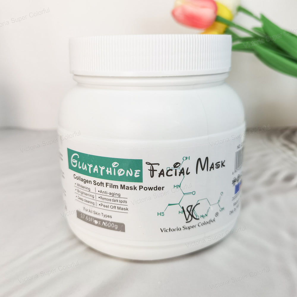 rose soft mask powder moisturizing and hydrating bottled facial mask powder factory processing export wholesale 500g
