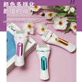 Manso electric foot file - automatic rechargeable callus remover for smooth, beautiful feet - electric foot scrubber & pedicure machine