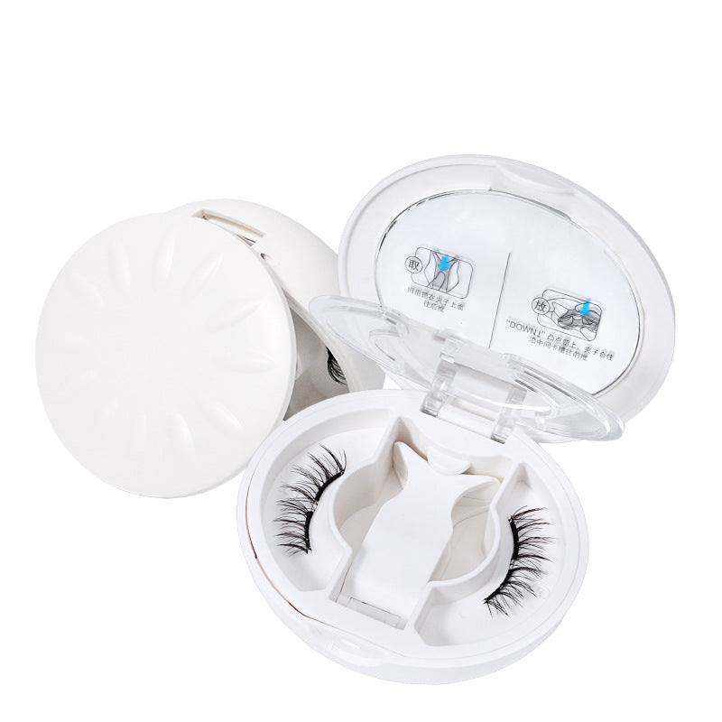 Export soft magnetic magnetic false eyelashes for women, one-piece box, high fit, same style eyelashes, customized