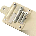 New nail care tool set - premium anti-splash nail clipper set - angled nail clippers for home manicure
