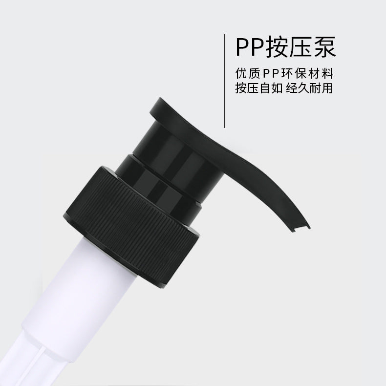 High-end empty pet 500ml plastic bottles for toiletries and personal care. premium square shampoo bottles with pump dispenser for dispensing liquids