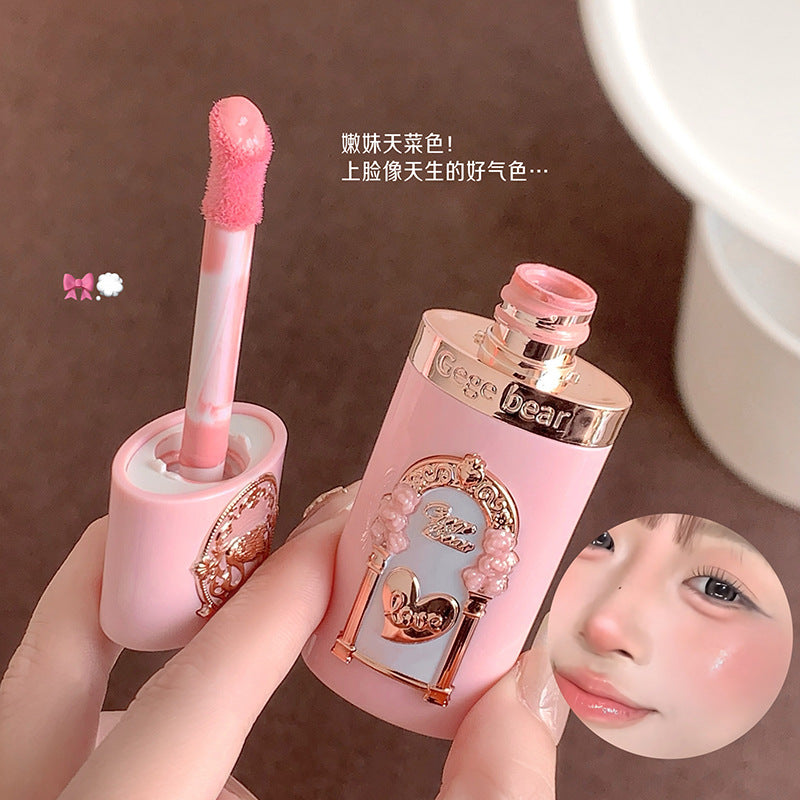 Gege bear swan garden blush liquid contouring liquid low saturation expansion and shrinkage color nature nude makeup rouge