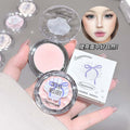 Cappuvini natural volumizing highlighter powder - matte, plumping color for natural, sculpted face, brightens tear troughs and nasolabial folds