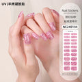 Zhengxiang custom gel nail art stickers - glitter, shimmer, uv light curing, semi-cured gel nail stickers - amazon