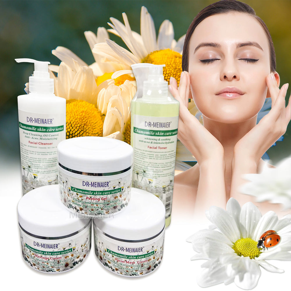facial set full english water cream original liquid cleansing turmeric skin care 5 piece set rose aloe vera moisturizing and brightening skin